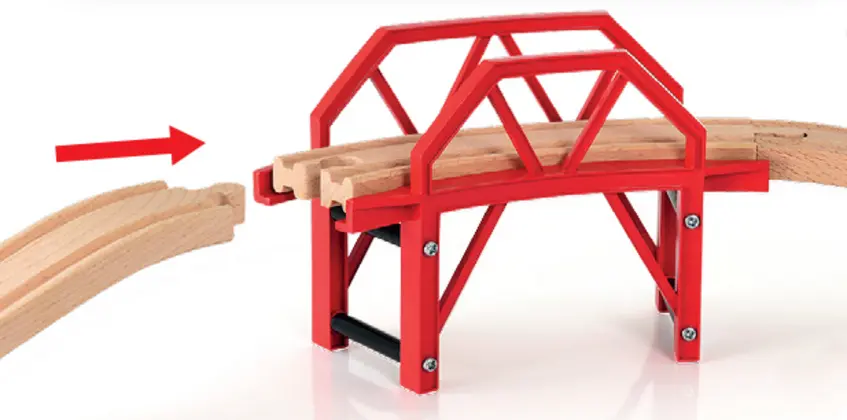 Bild: 7312350336993 | 33699 BRIO Bahnbrücke mit Auffahrten | BRIO® | Spiel | In Schachtel