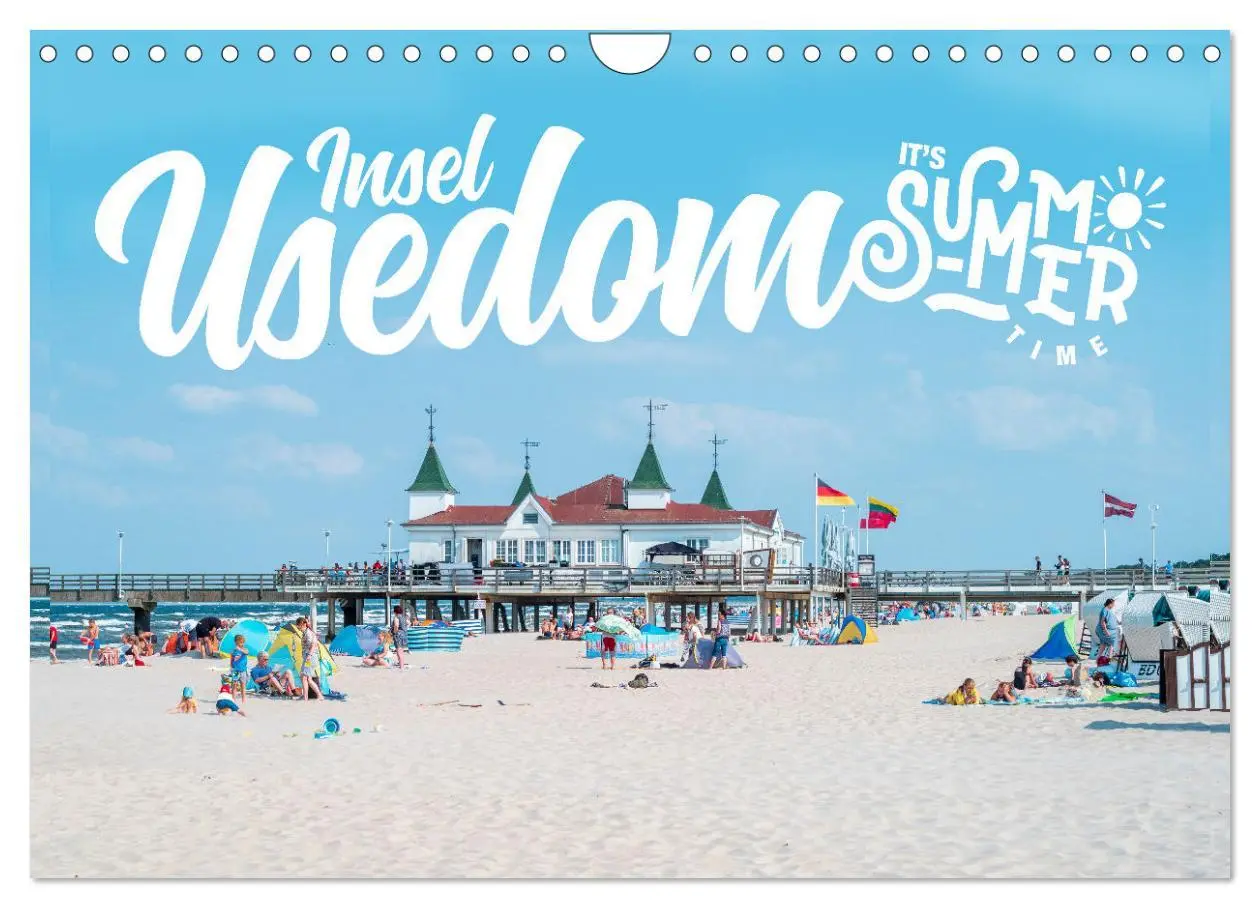 Cover: 9783457626993 | Insel Usedom - It's Summer Time (Wandkalender 2026 DIN A4 quer),...