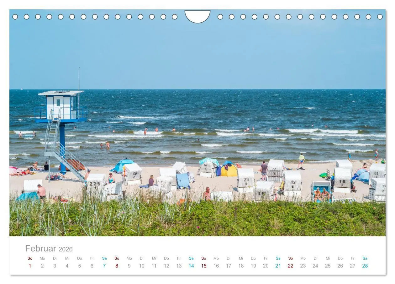 Bild: 9783457626993 | Insel Usedom - It's Summer Time (Wandkalender 2026 DIN A4 quer),...