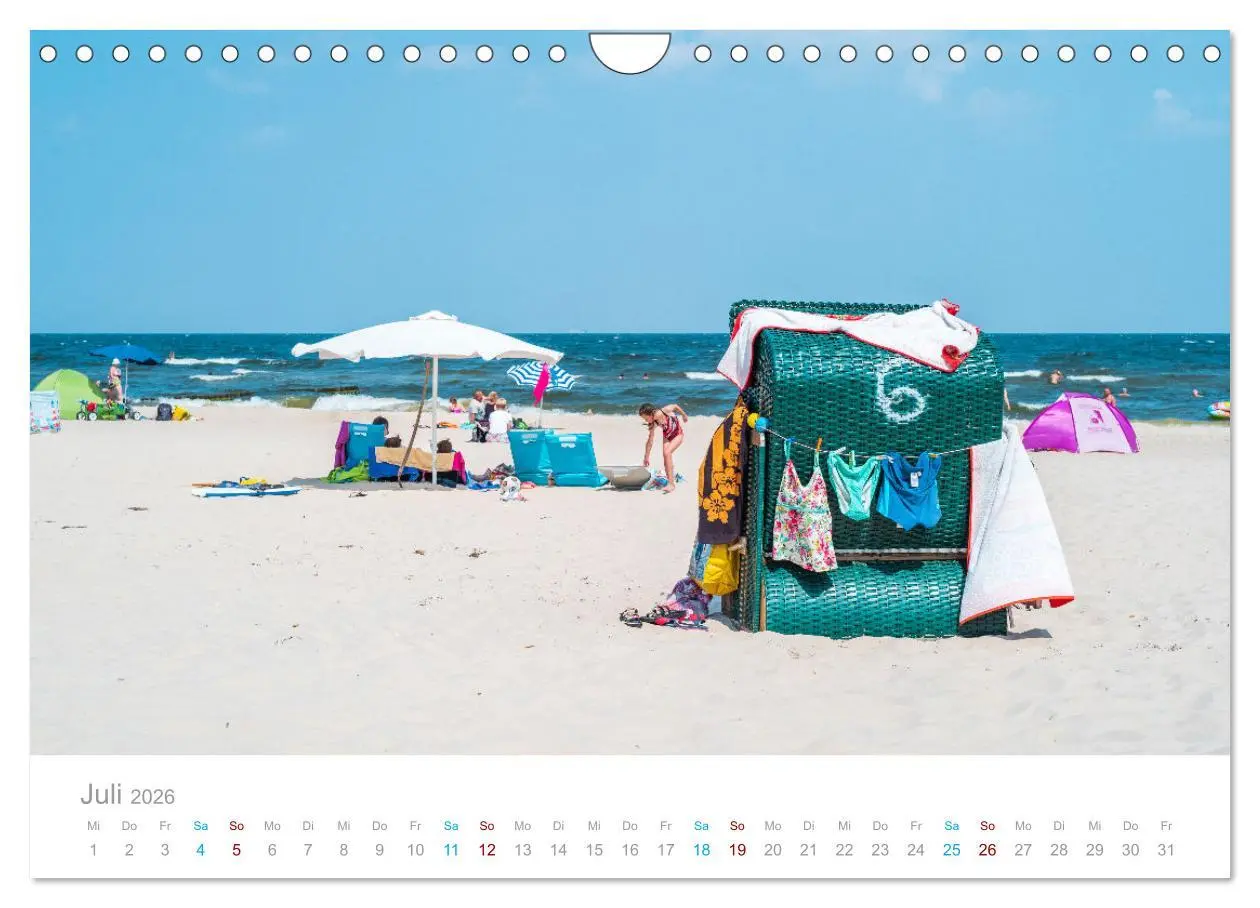 Bild: 9783457626993 | Insel Usedom - It's Summer Time (Wandkalender 2026 DIN A4 quer),...