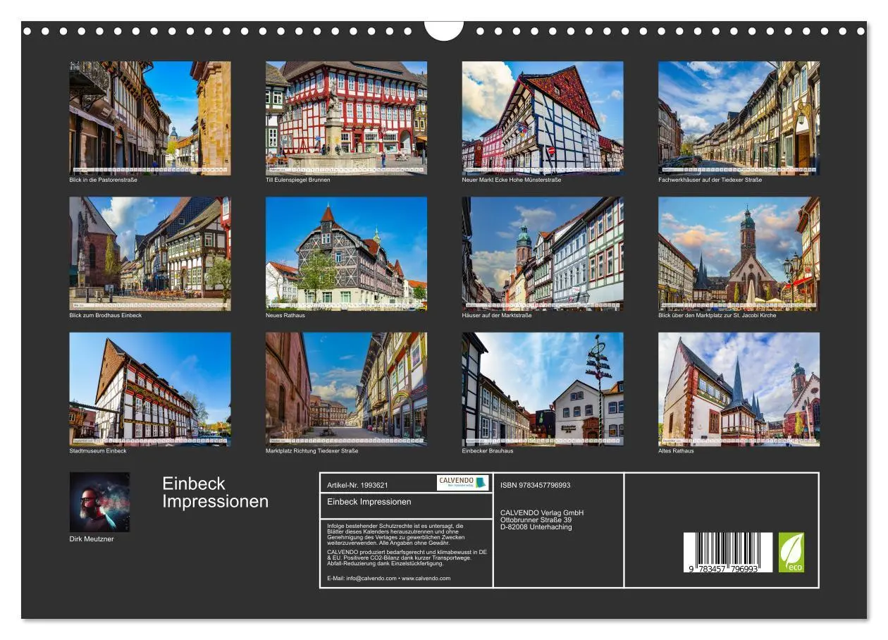 Bild: 9783457796993 | Einbeck Impressionen (Wandkalender 2026 DIN A3 quer), CALVENDO...