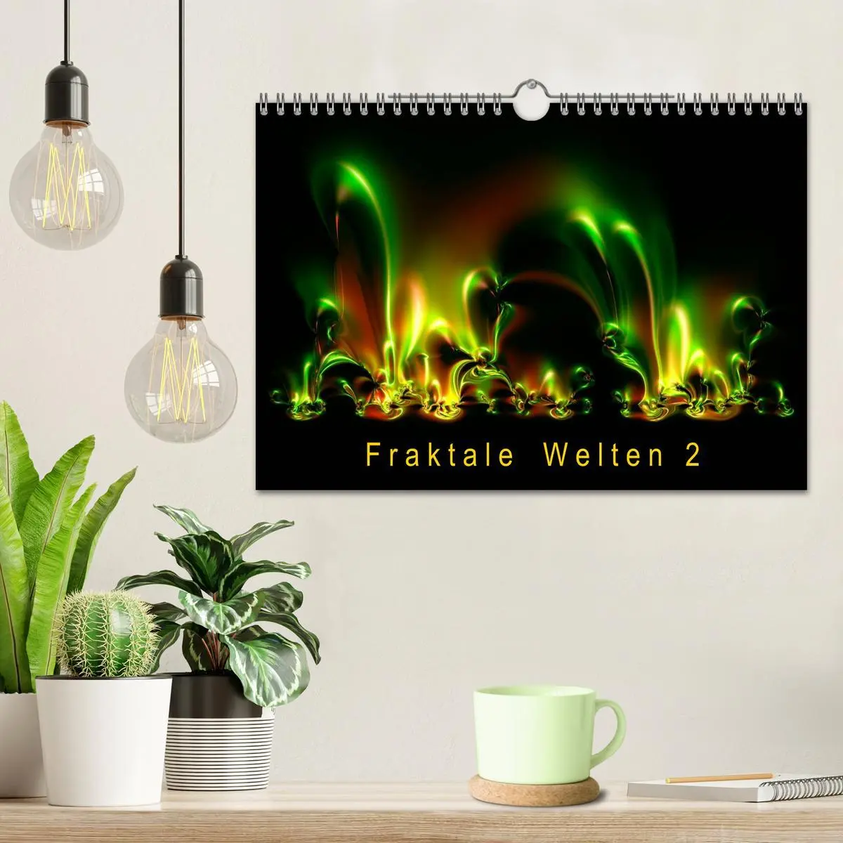 Bild: 9783516196993 | Fraktale Welten 2 (Wandkalender 2026 DIN A4 quer), CALVENDO...