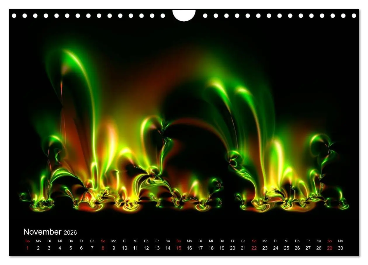 Bild: 9783516196993 | Fraktale Welten 2 (Wandkalender 2026 DIN A4 quer), CALVENDO...