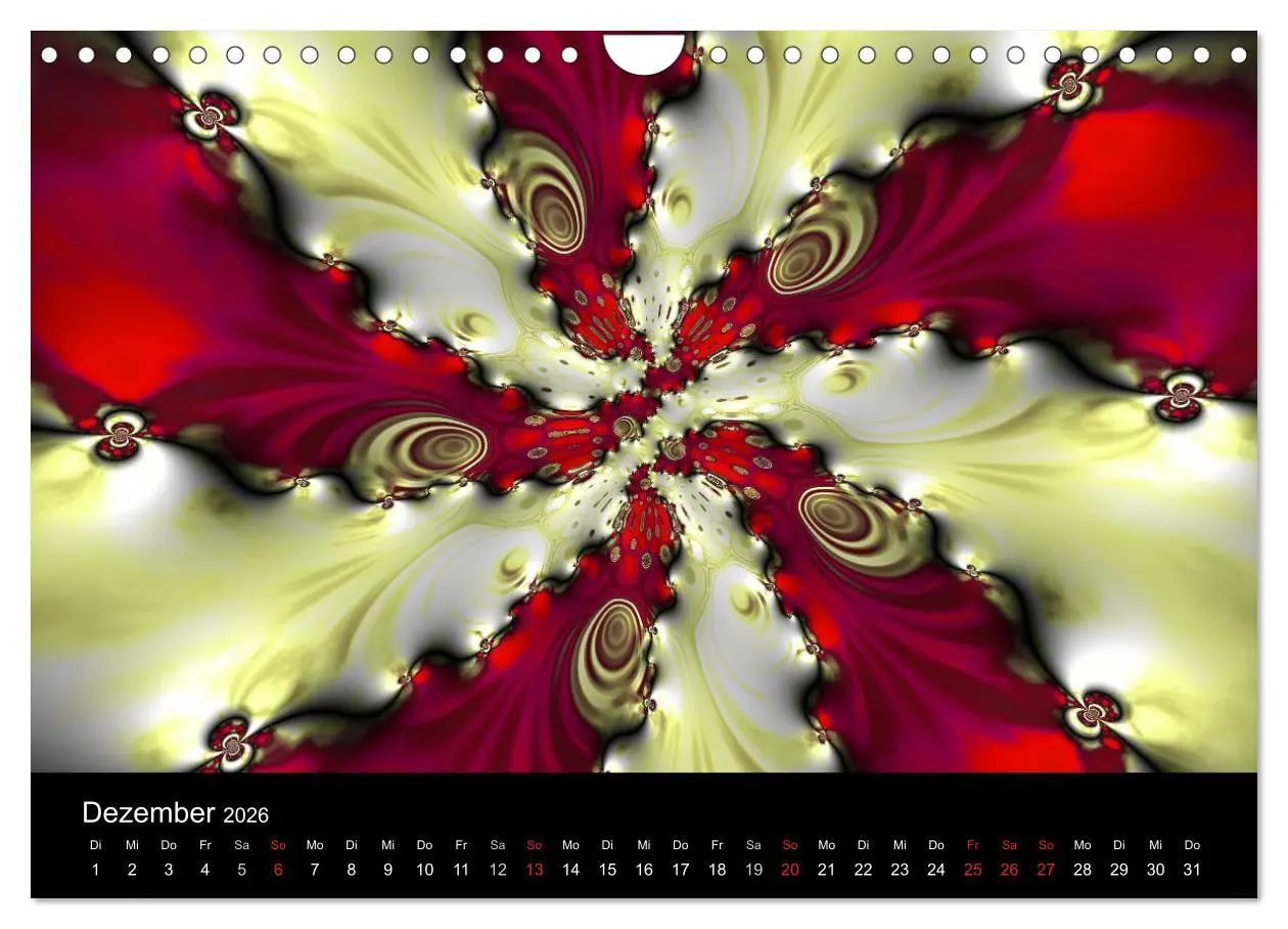 Bild: 9783516196993 | Fraktale Welten 2 (Wandkalender 2026 DIN A4 quer), CALVENDO...