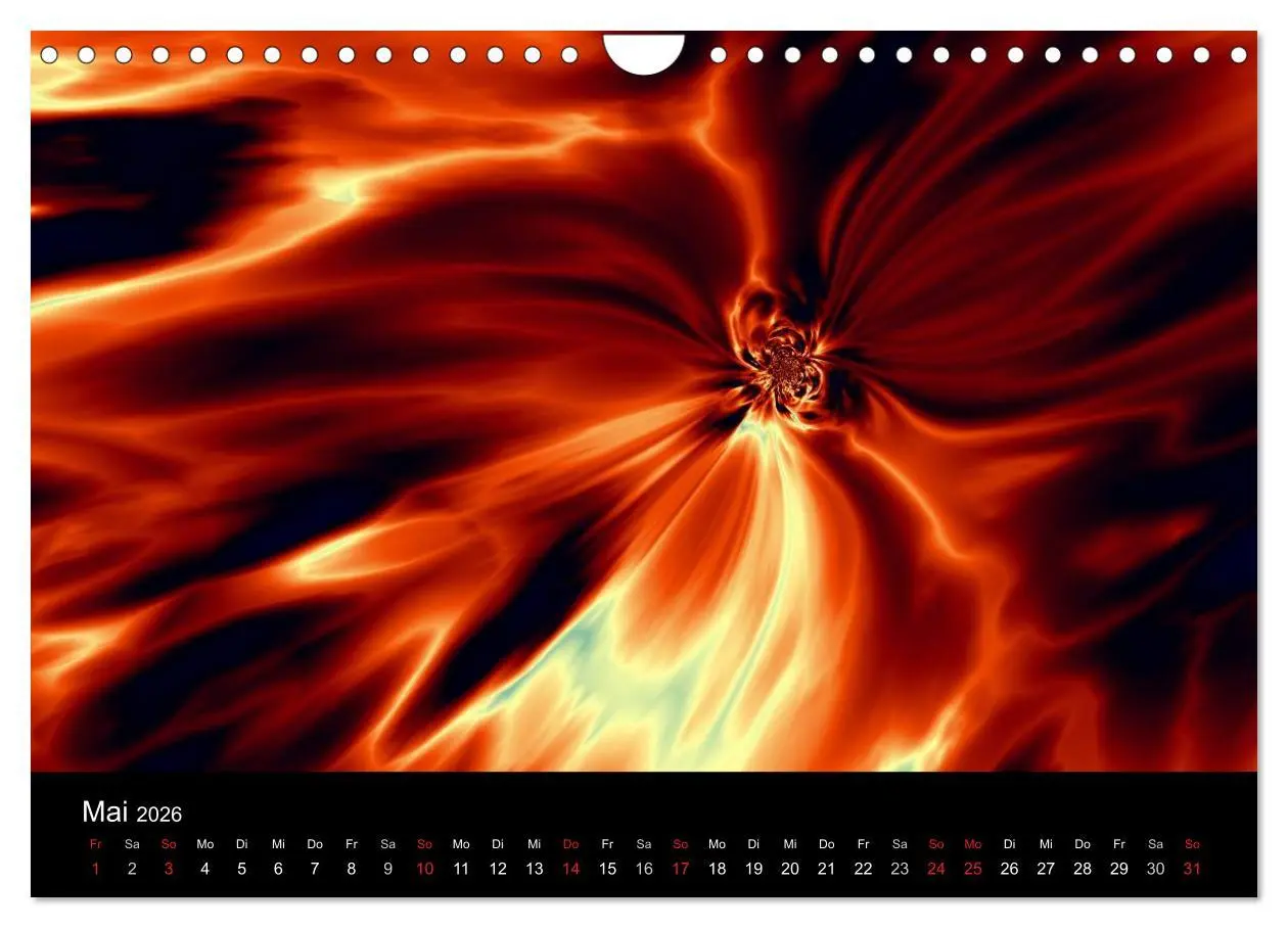 Bild: 9783516196993 | Fraktale Welten 2 (Wandkalender 2026 DIN A4 quer), CALVENDO...