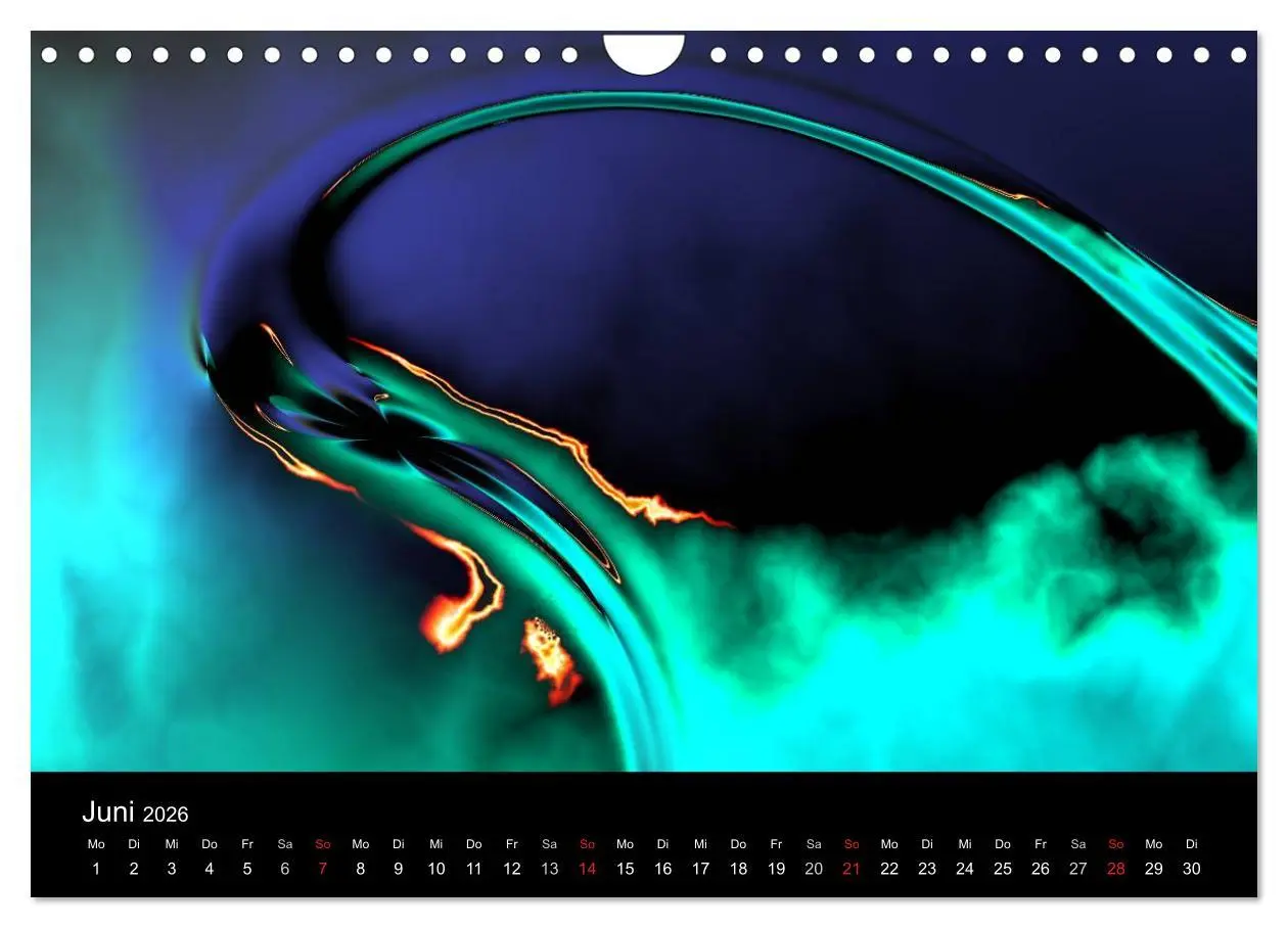 Bild: 9783516196993 | Fraktale Welten 2 (Wandkalender 2026 DIN A4 quer), CALVENDO...