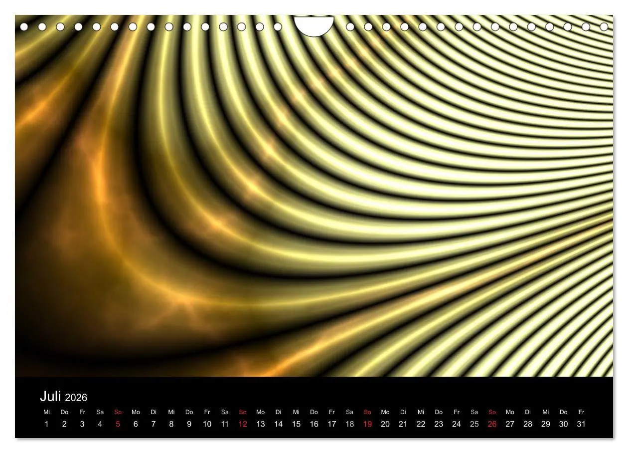 Bild: 9783516196993 | Fraktale Welten 2 (Wandkalender 2026 DIN A4 quer), CALVENDO...