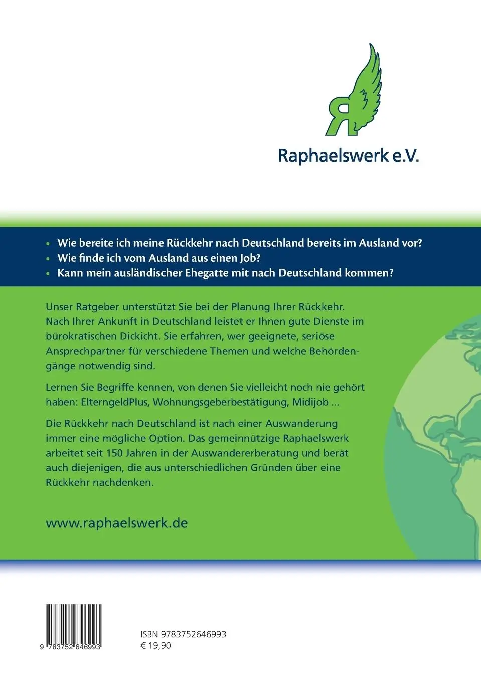 Rückseite: 9783752646993 | 1 x 1 Rückkehr nach Deutschland | Hinweise für Deutsche im Ausland
