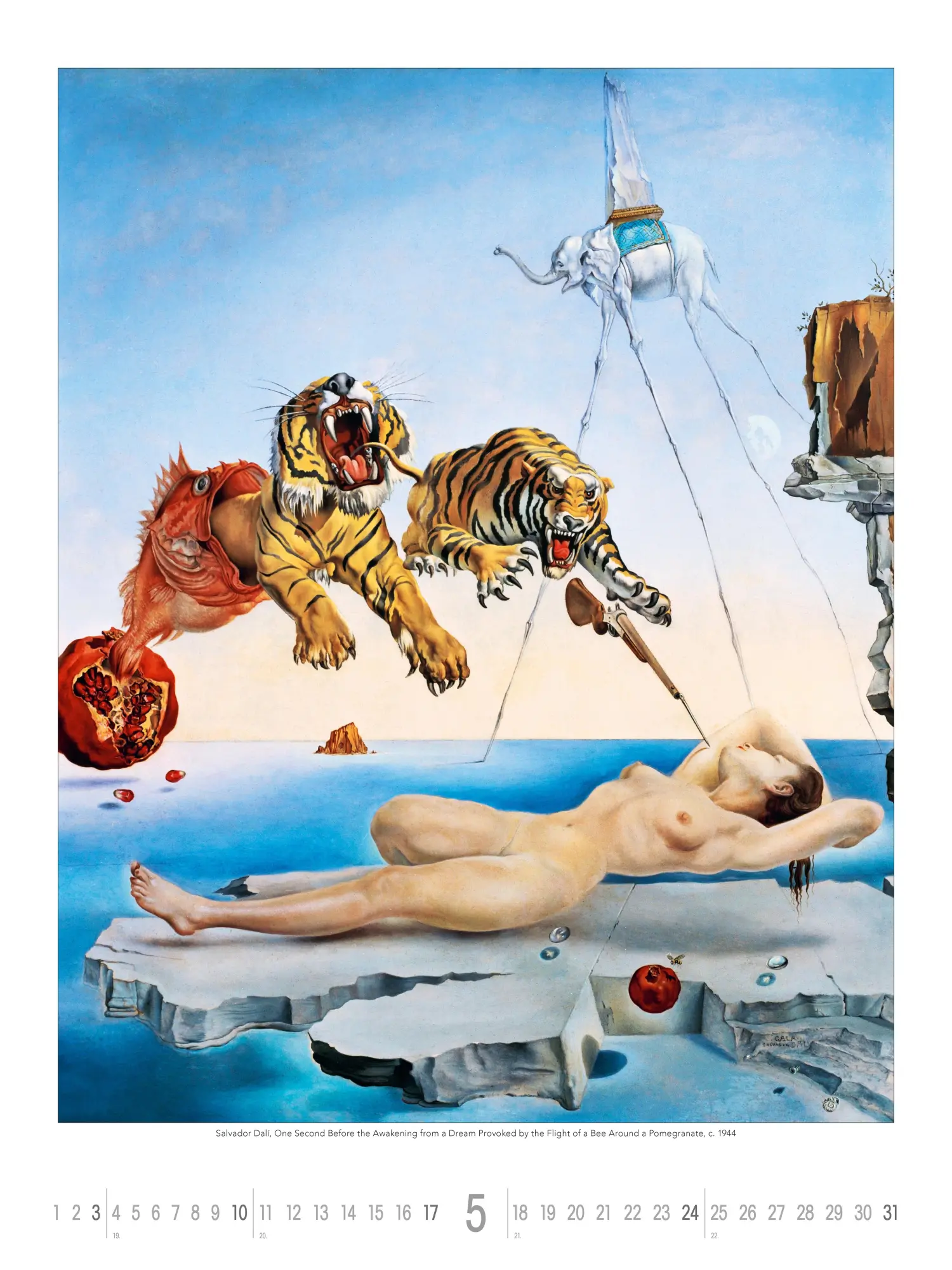 Bild: 4069095007093 | Salvador Dali 2026 - Bild-Kalender 42x56 cm - Kunst-Kalender -...