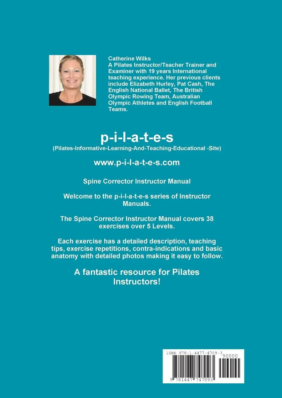 Rückseite: 9781447747093 | p-i-l-a-t-e-s Instructor Manual Spine Corrector Levels 1 - 5 | Wilks