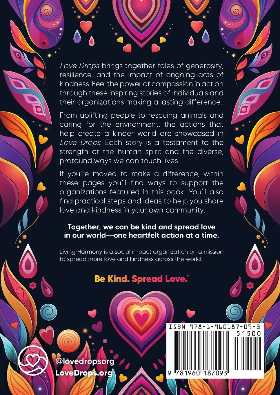 Rückseite: 9781960187093 | LOVE DROPS | Living Harmony | Taschenbuch | Englisch | 2024