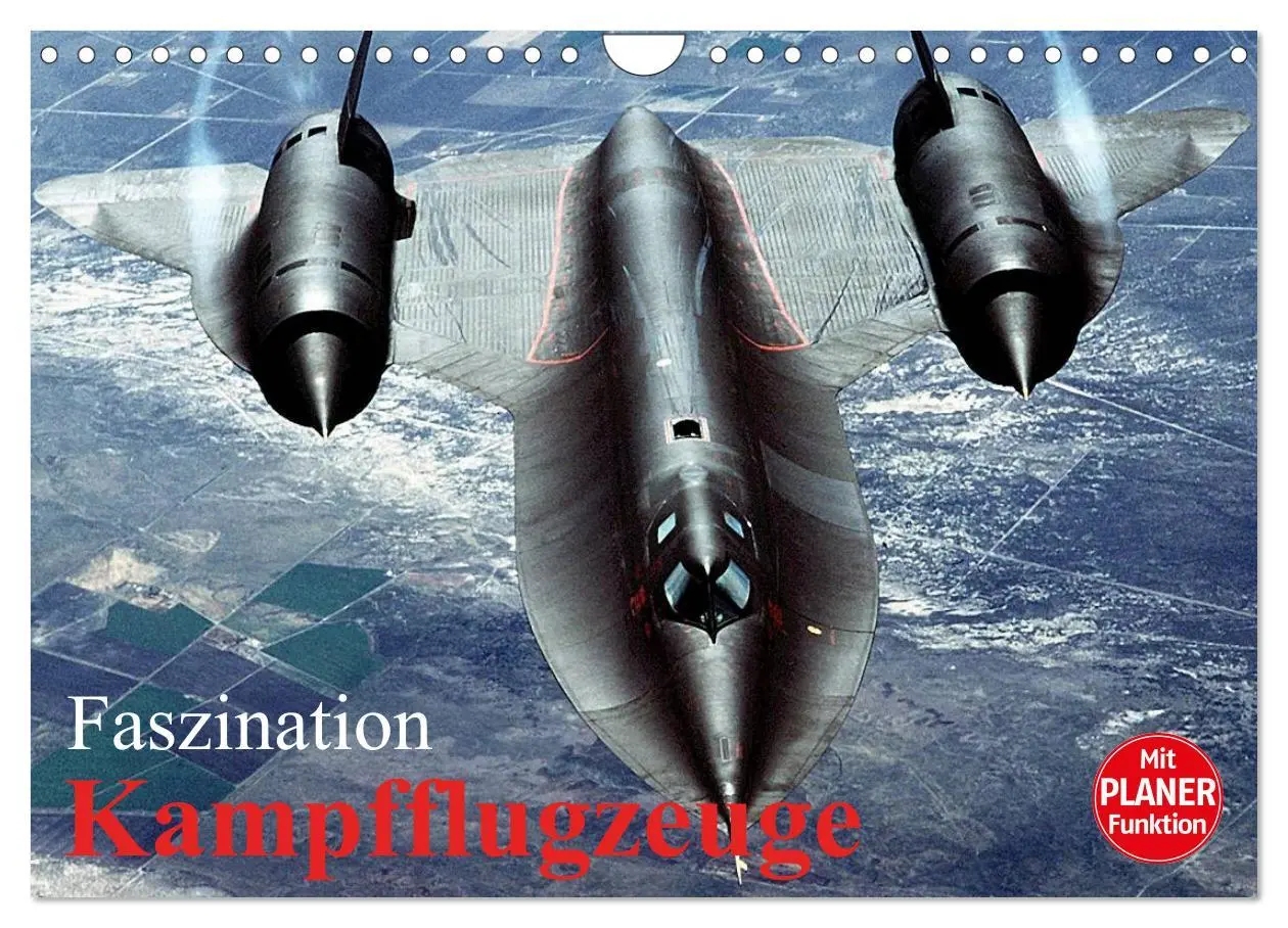Cover: 9783457997093 | Faszination Kampfflugzeuge (Wandkalender 2026 DIN A4 quer),...
