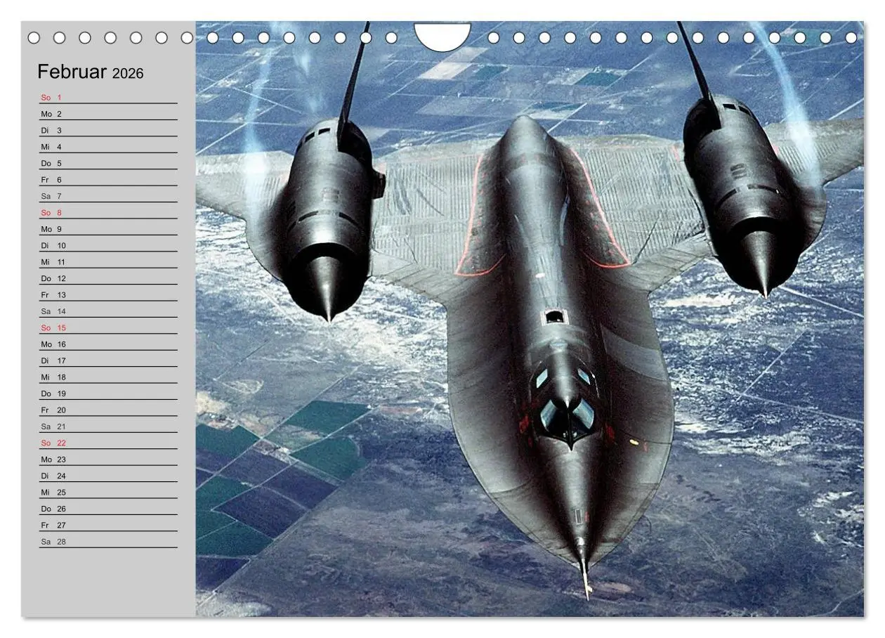 Bild: 9783457997093 | Faszination Kampfflugzeuge (Wandkalender 2026 DIN A4 quer),...