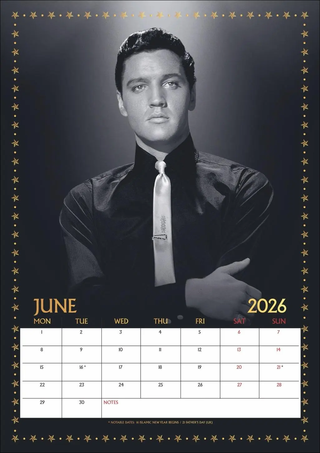 Bild: 9783840197093 | Elvis Posterkalender 2026 | Elvis | Kalender | Danilo | Spiralbindung