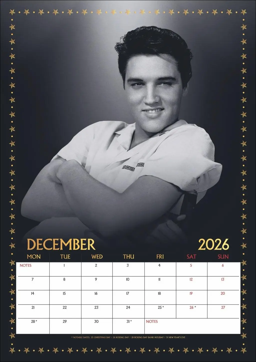 Bild: 9783840197093 | Elvis Posterkalender 2026 | Elvis | Kalender | Danilo | Spiralbindung