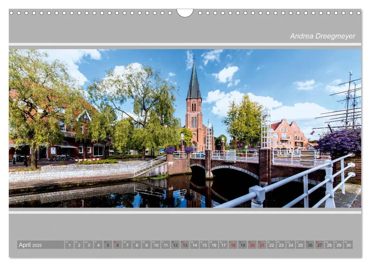 Bild: 9783435417193 | Papenburg-Panorama (Wandkalender 2025 DIN A3 quer), CALVENDO...