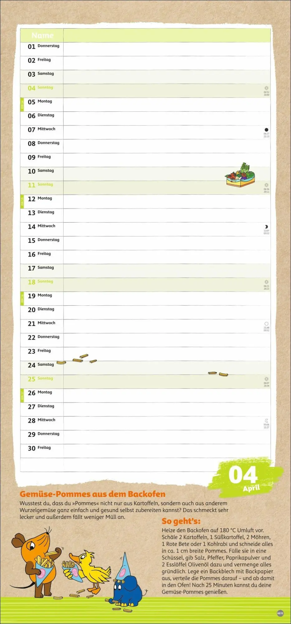 Bild: 9783756417193 | Nachhaltig Planen mit der Maus 2027 | Kalender | 15 S. | Deutsch