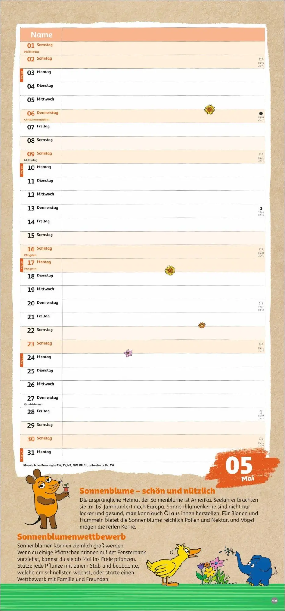 Bild: 9783756417193 | Nachhaltig Planen mit der Maus 2027 | Kalender | 15 S. | Deutsch
