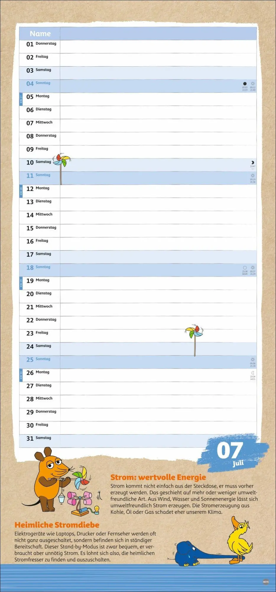 Bild: 9783756417193 | Nachhaltig Planen mit der Maus 2027 | Kalender | 15 S. | Deutsch