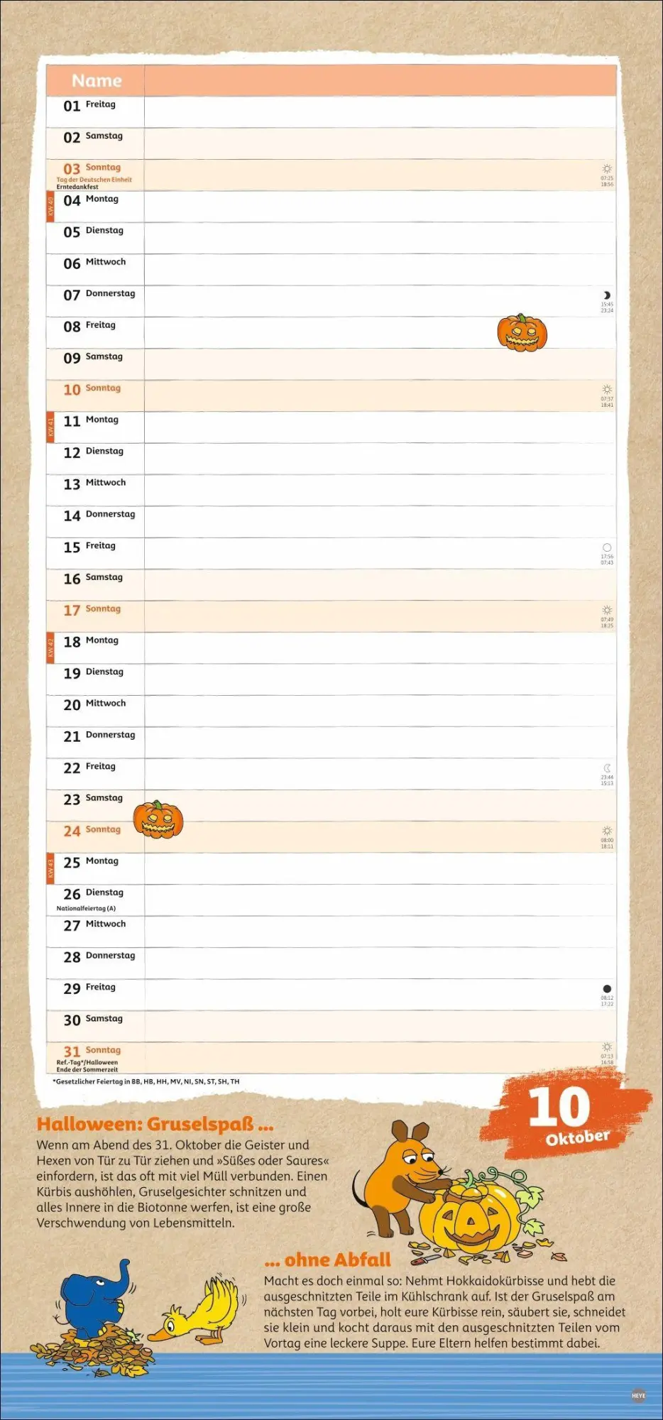 Bild: 9783756417193 | Nachhaltig Planen mit der Maus 2027 | Kalender | 15 S. | Deutsch