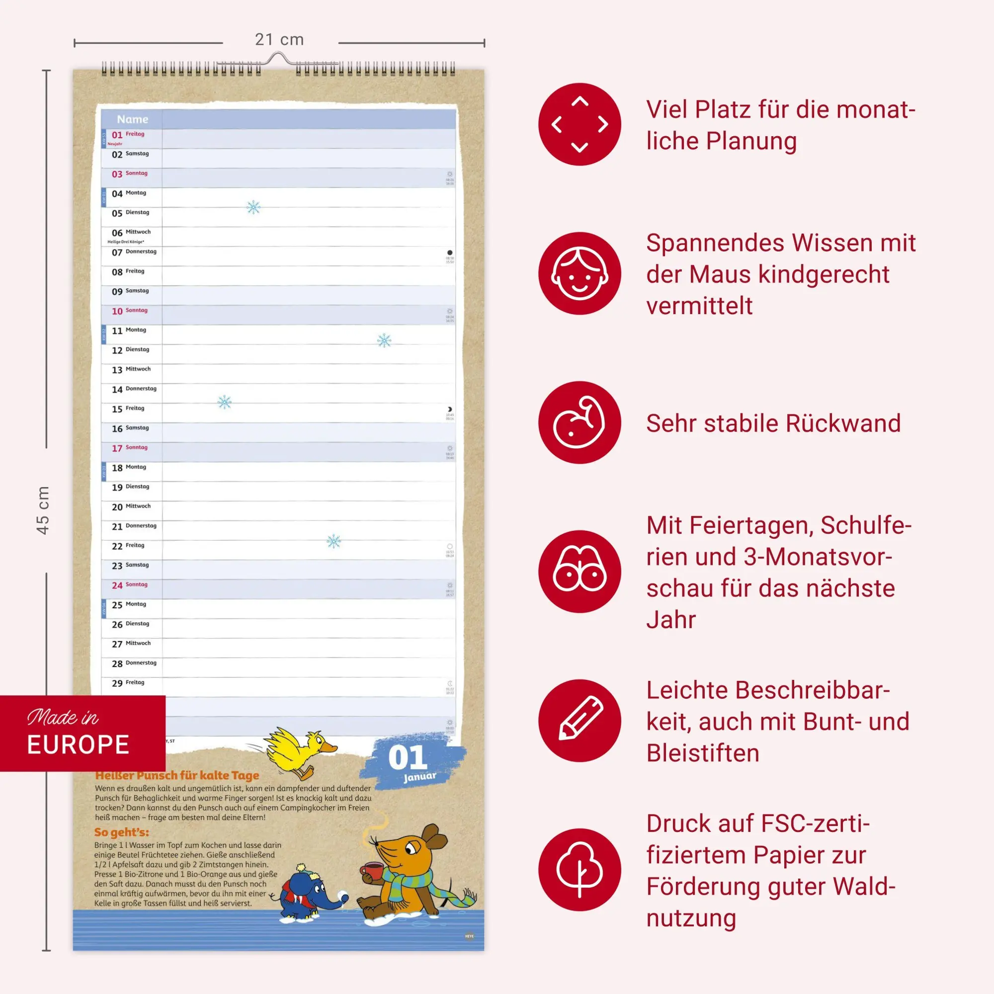 Bild: 9783756417193 | Nachhaltig Planen mit der Maus 2027 | Kalender | 15 S. | Deutsch