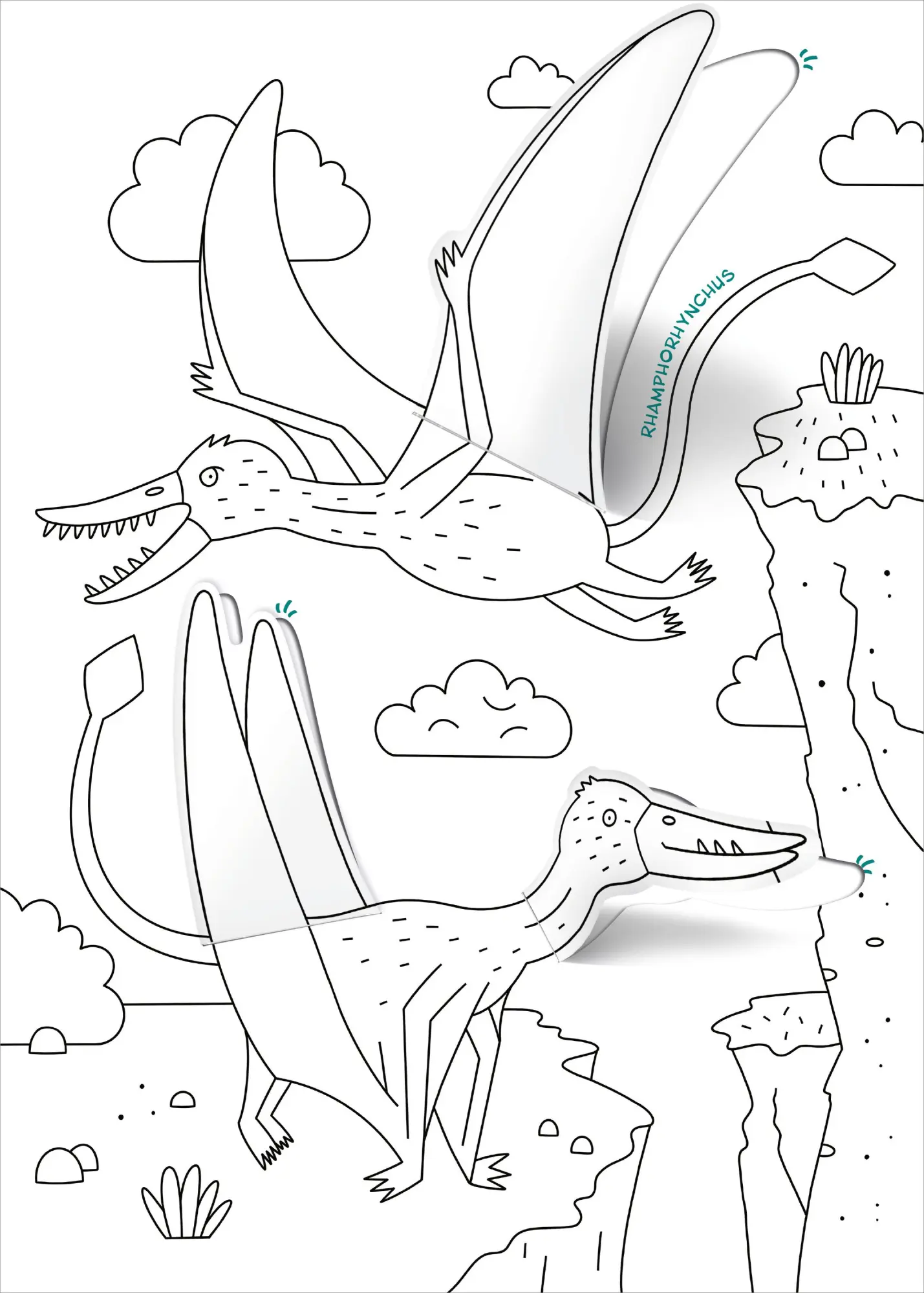 Bild: 9783788647193 | Pop-up Malblock. Dinosaurier | Ausmalen mit 3D-Effekt | Anja Boretzki