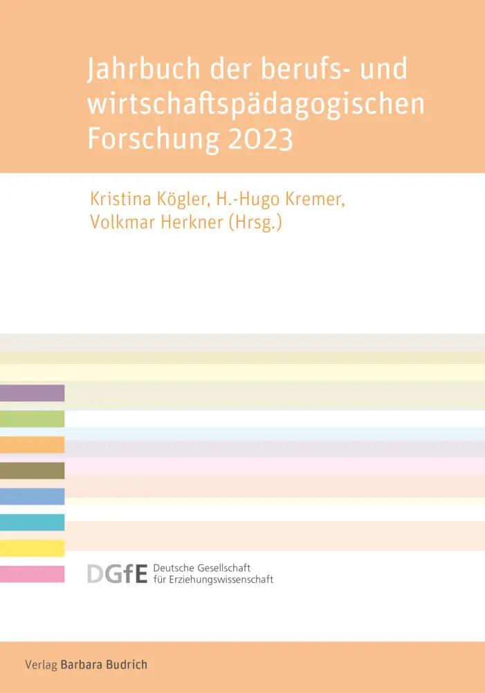 Cover: 9783847427193 | Jahrbuch der berufs- und wirtschaftspädagogischen Forschung 2023