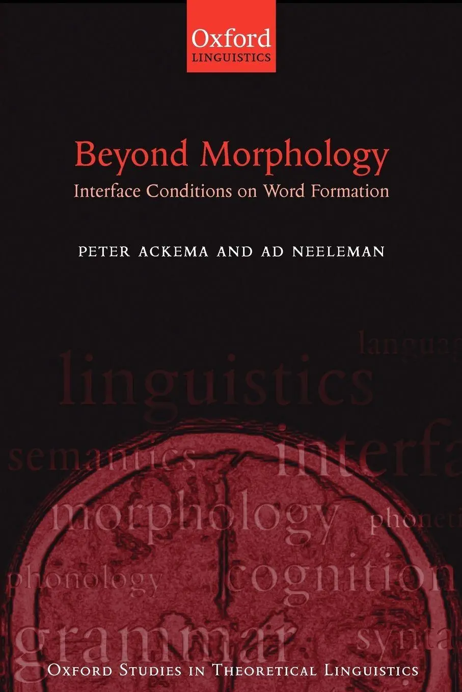 Cover: 9780199267293 | Beyond Morphology | Interface Conditions on Word Formation | Buch
