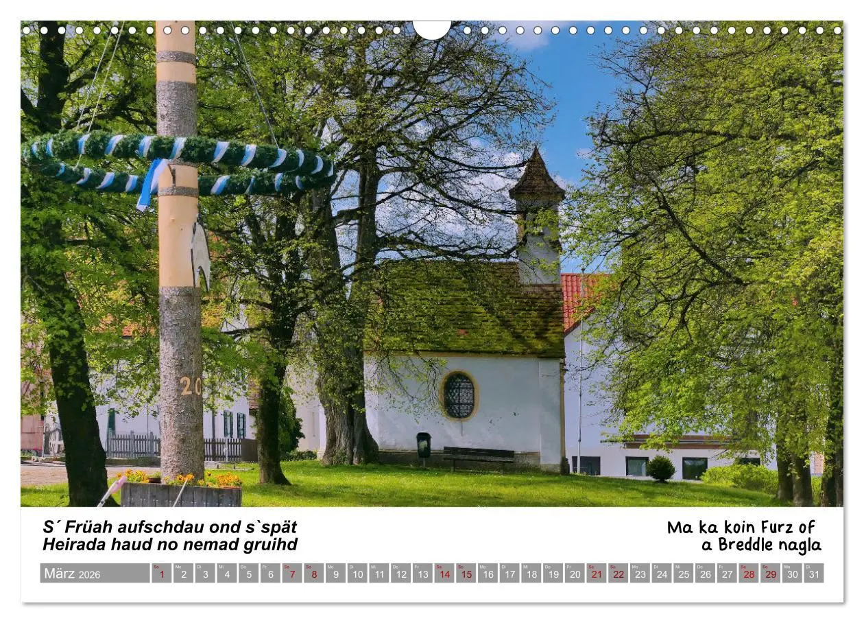 Bild: 9783457287293 | 03 Schwäbische Sprichwörter - Dös au no! (Wandkalender 2026 DIN A3...