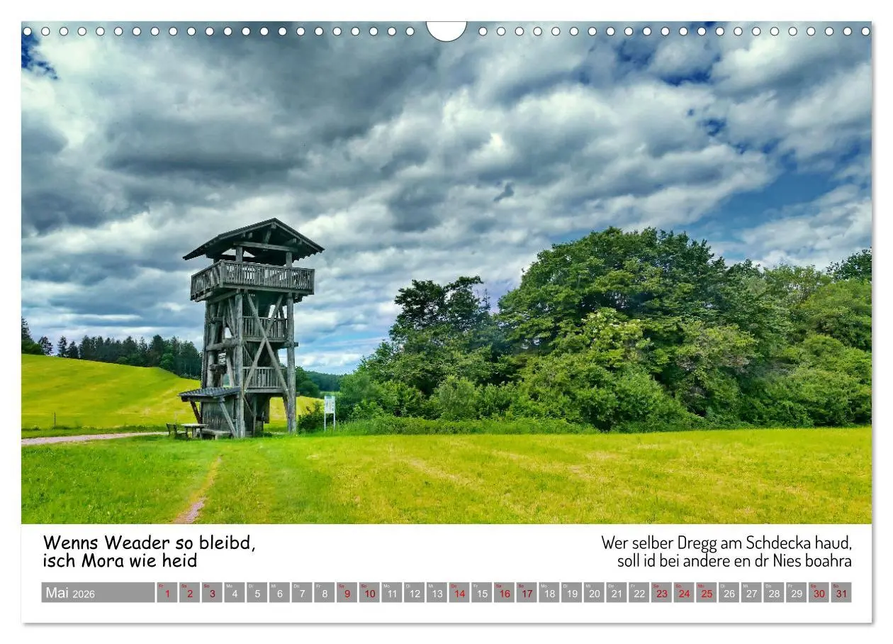 Bild: 9783457287293 | 03 Schwäbische Sprichwörter - Dös au no! (Wandkalender 2026 DIN A3...