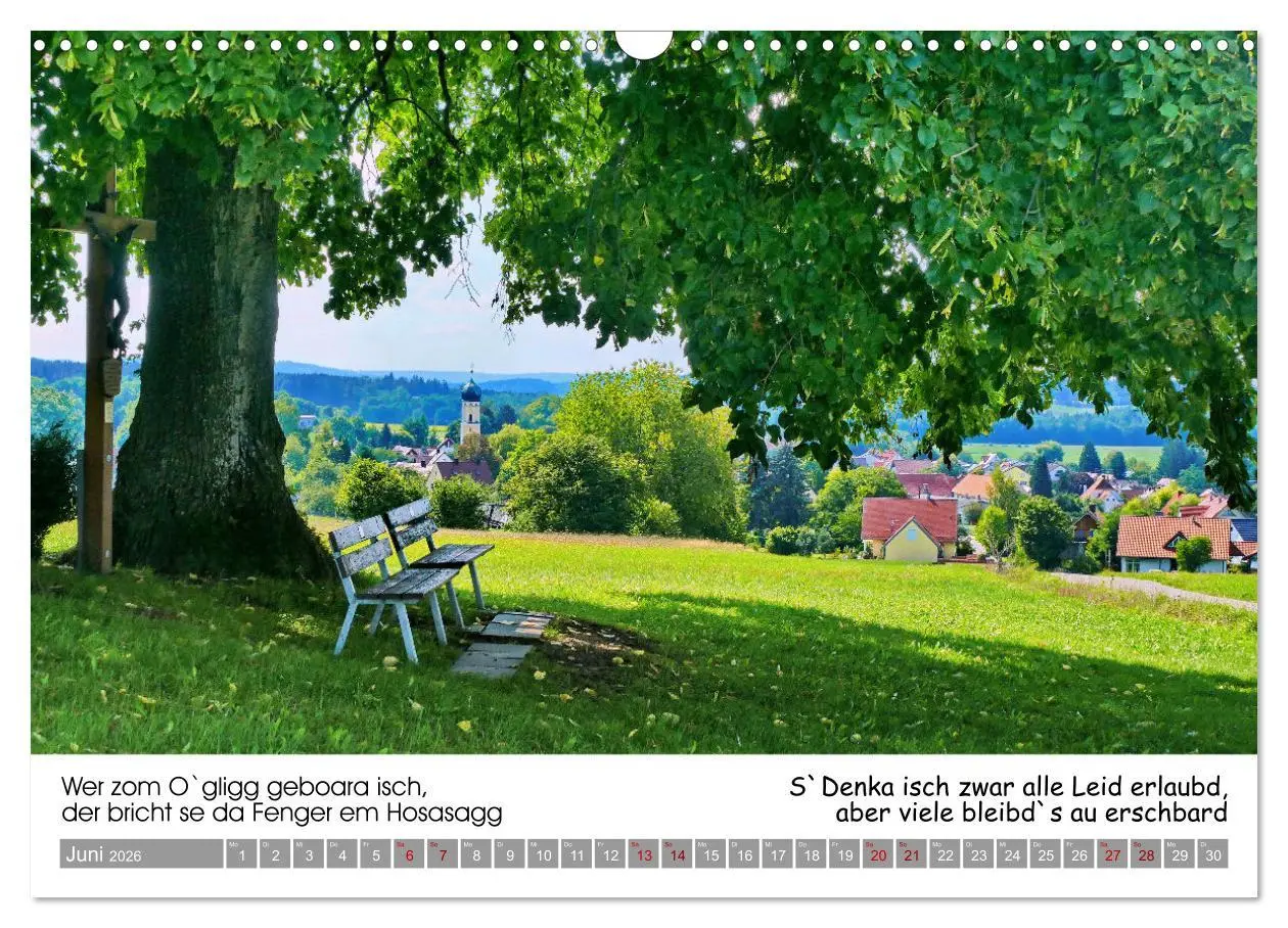 Bild: 9783457287293 | 03 Schwäbische Sprichwörter - Dös au no! (Wandkalender 2026 DIN A3...