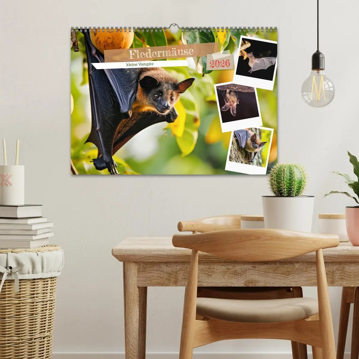 Bild: 9783457357293 | Fledermäuse - kleine Vampire (Wandkalender 2026 DIN A3 quer),...
