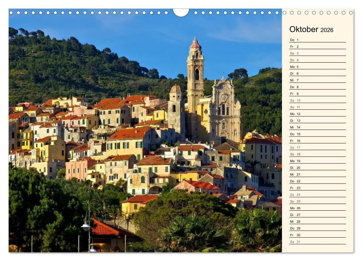 Bild: 9783457977293 | Urlaub an der Italienischen Riviera (Wandkalender 2026 DIN A3...