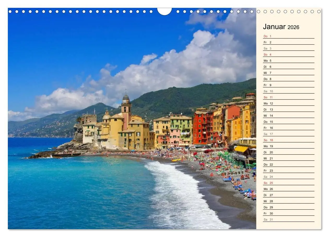 Bild: 9783457977293 | Urlaub an der Italienischen Riviera (Wandkalender 2026 DIN A3...