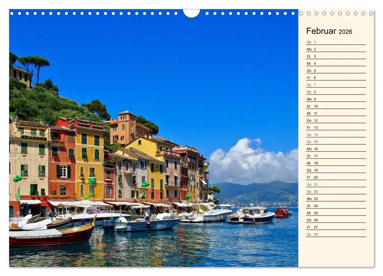 Bild: 9783457977293 | Urlaub an der Italienischen Riviera (Wandkalender 2026 DIN A3...