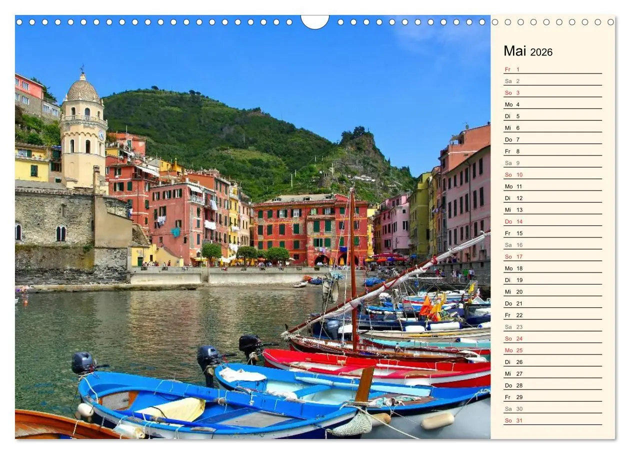 Bild: 9783457977293 | Urlaub an der Italienischen Riviera (Wandkalender 2026 DIN A3...