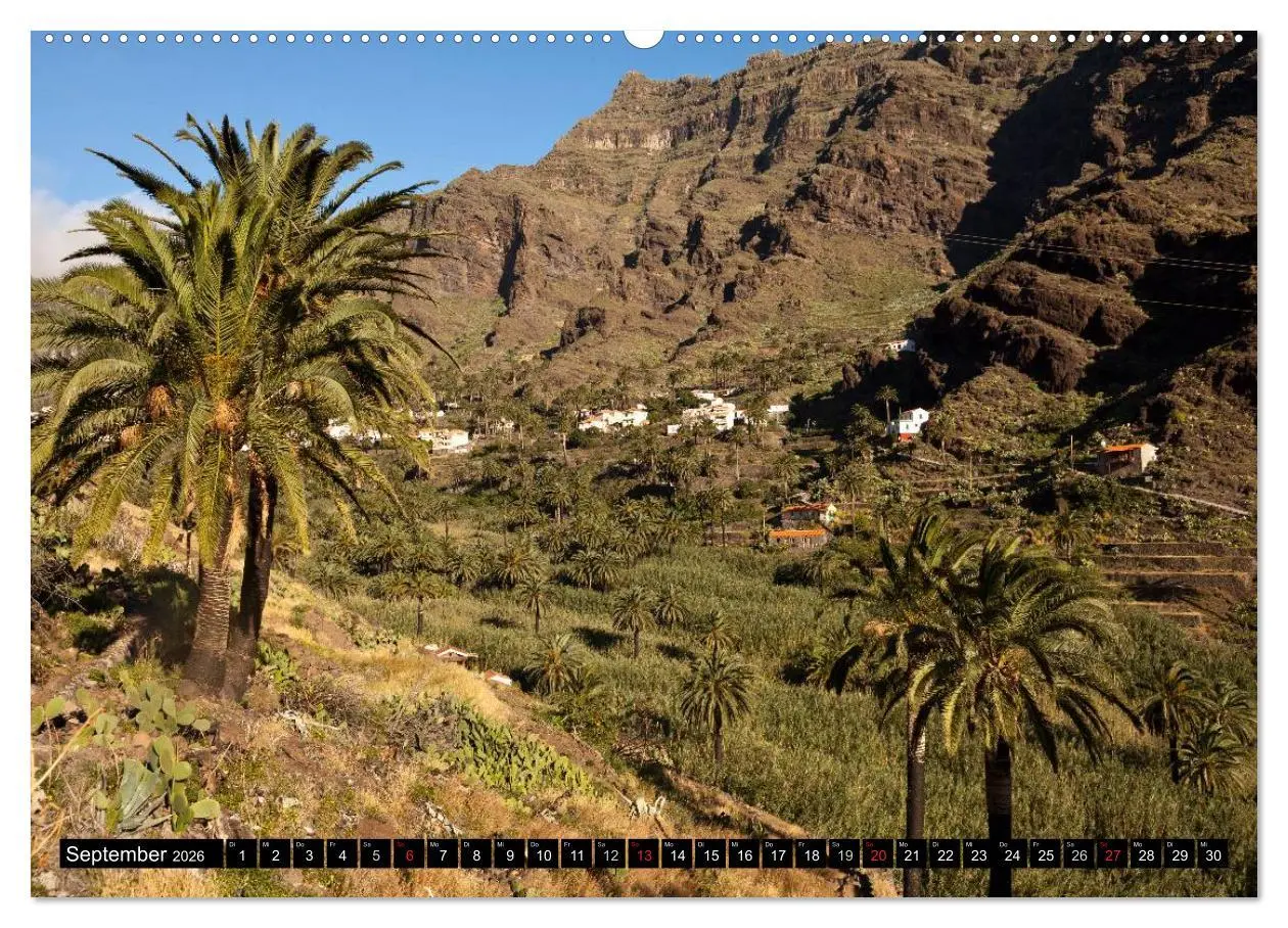 Bild: 9783516067293 | La Gomera - Valle Gran Rey (hochwertiger Premium Wandkalender 2026...