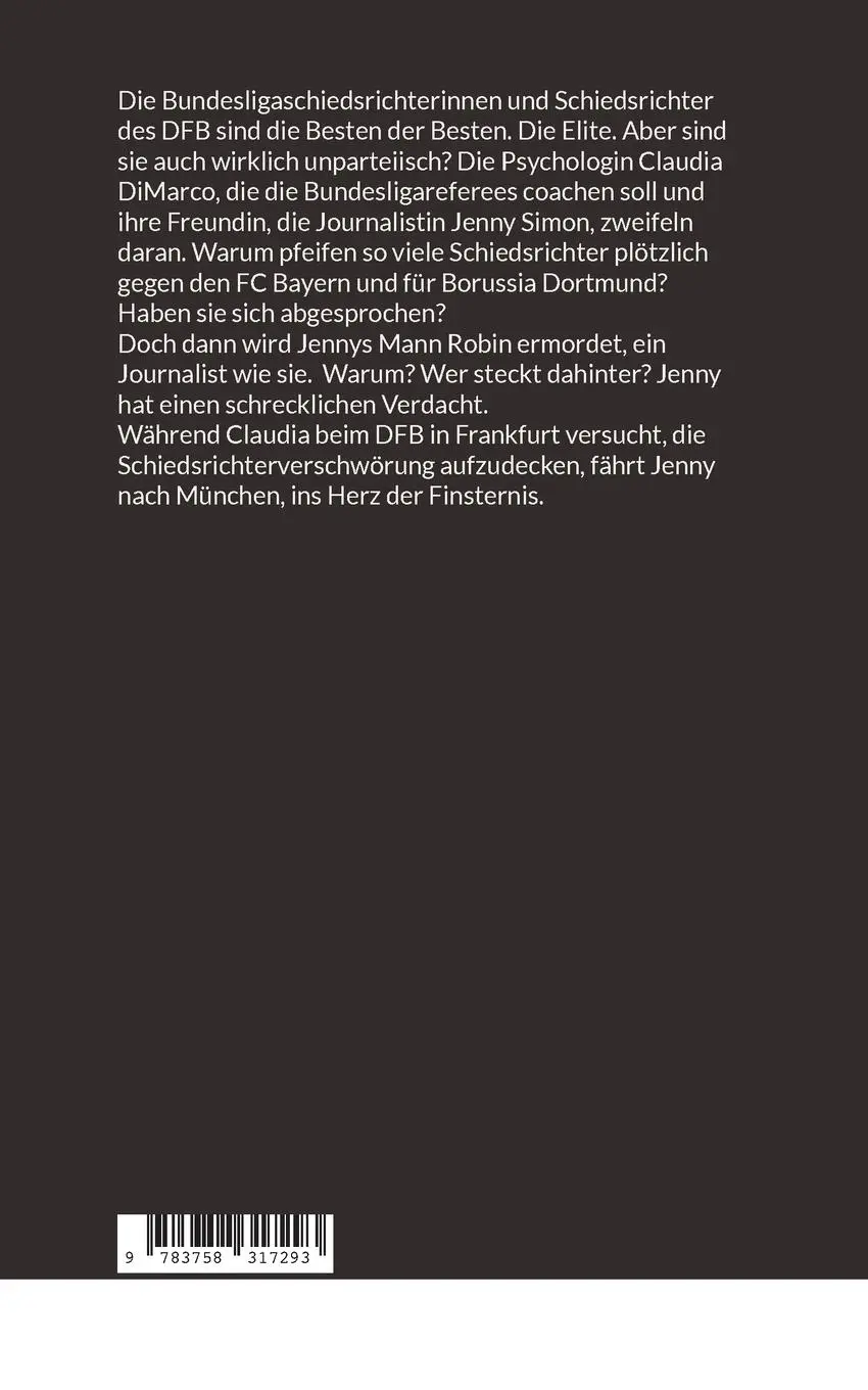 Rückseite: 9783758317293 | Die Pfeife im Hals | Ein Fußballkrimi | Tom Osterbek | Taschenbuch
