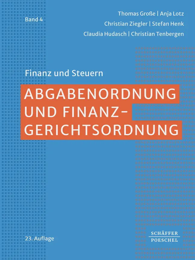 Cover: 9783791057293 | Abgabenordnung und Finanzgerichtsordnung | Thomas Große (u. a.) | Buch