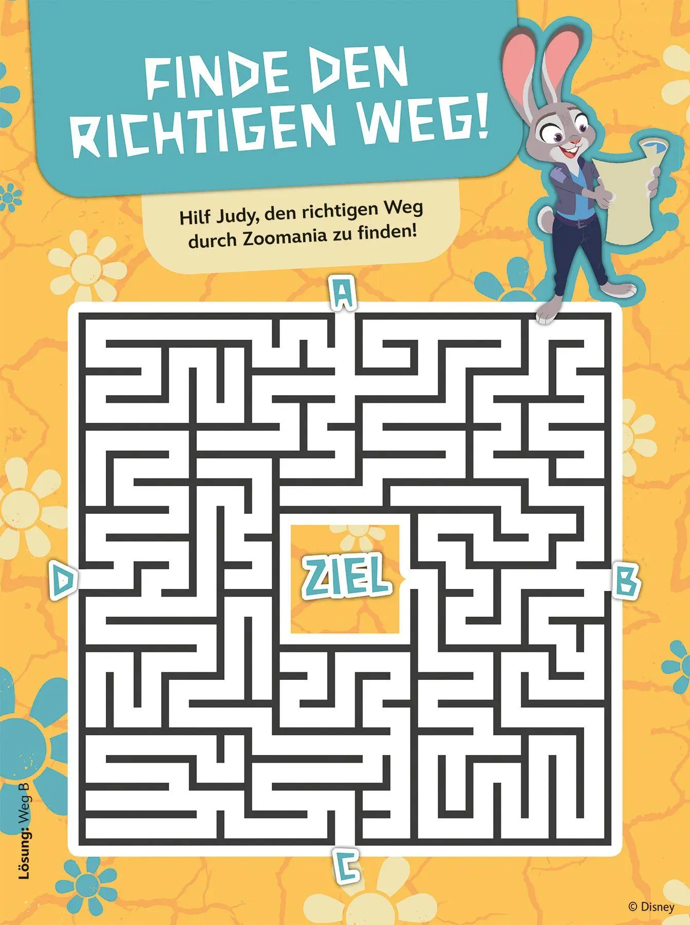 Bild: 9783833247293 | Disney Zoomania 2: Tierischer Mal- und Rätselspaß - Mit Stickern!