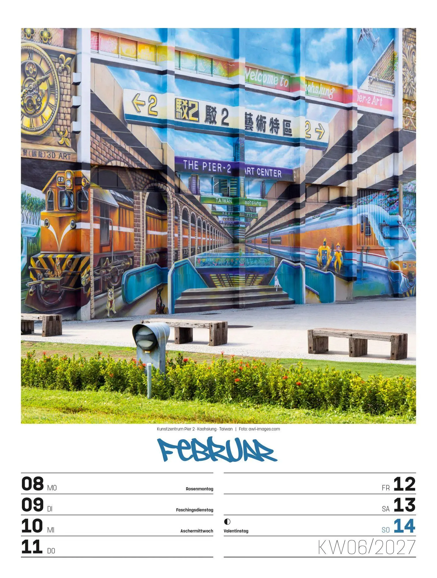 Bild: 9783838437293 | Street Art Wochenplaner Kalender 2027 | Ackermann Kunstverlag GmbH
