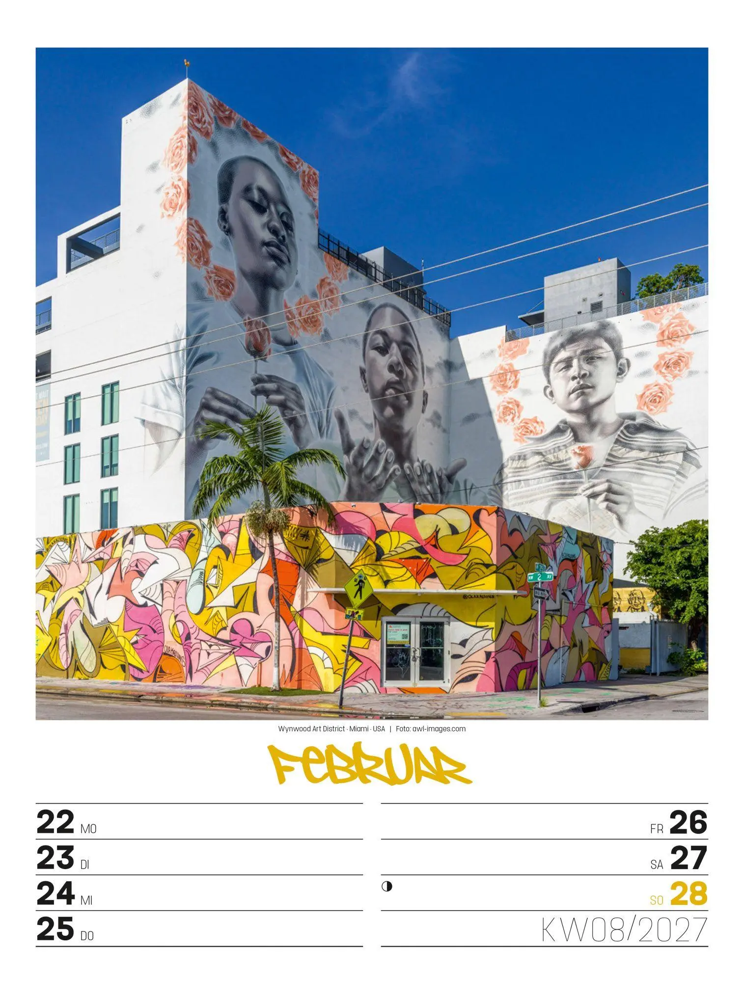 Bild: 9783838437293 | Street Art Wochenplaner Kalender 2027 | Ackermann Kunstverlag GmbH