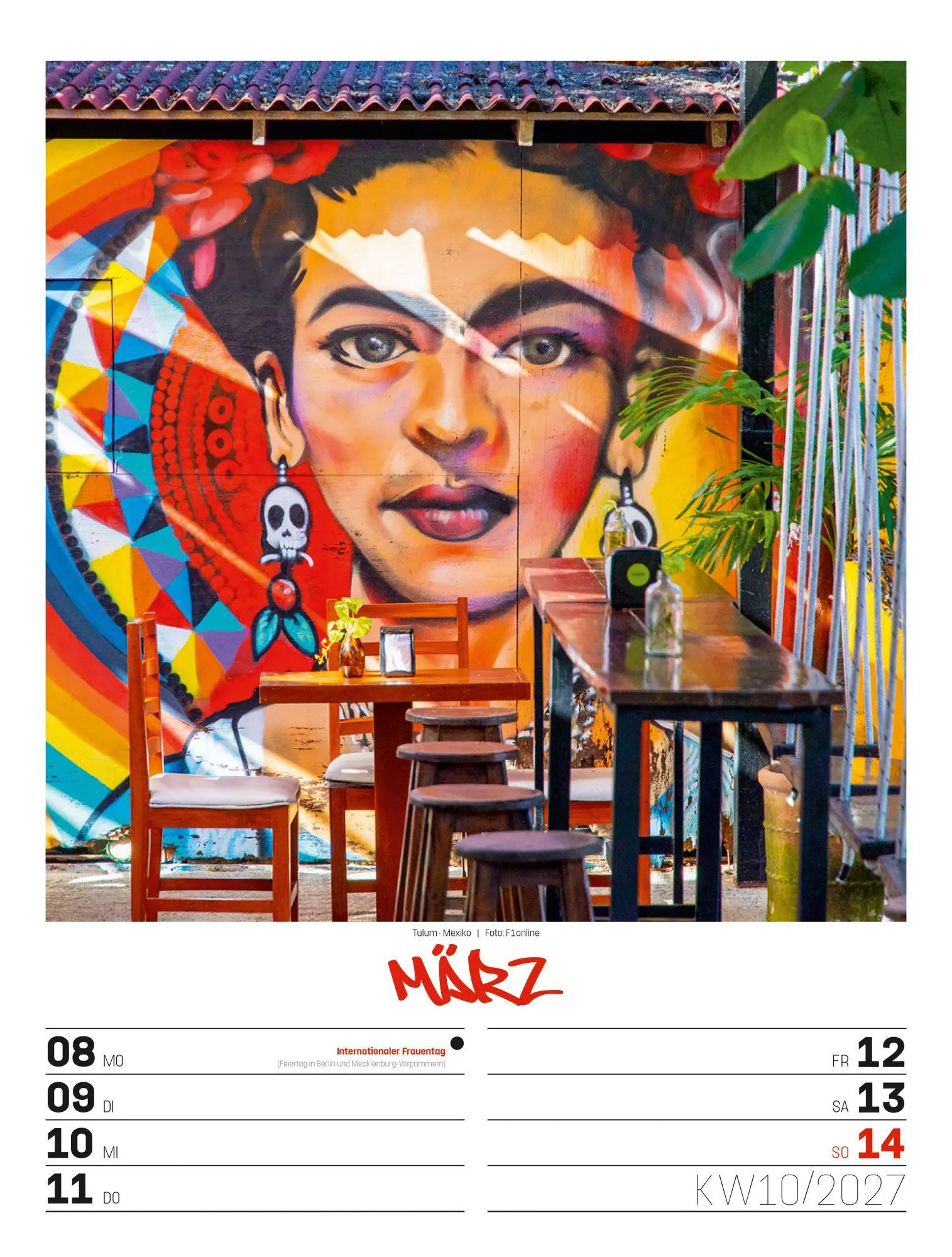 Bild: 9783838437293 | Street Art Wochenplaner Kalender 2027 | Ackermann Kunstverlag GmbH