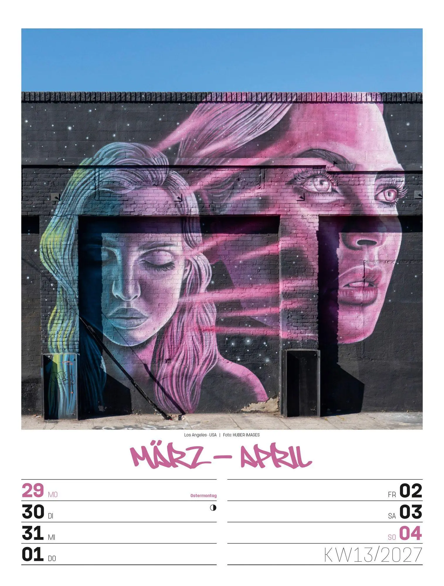 Bild: 9783838437293 | Street Art Wochenplaner Kalender 2027 | Ackermann Kunstverlag GmbH