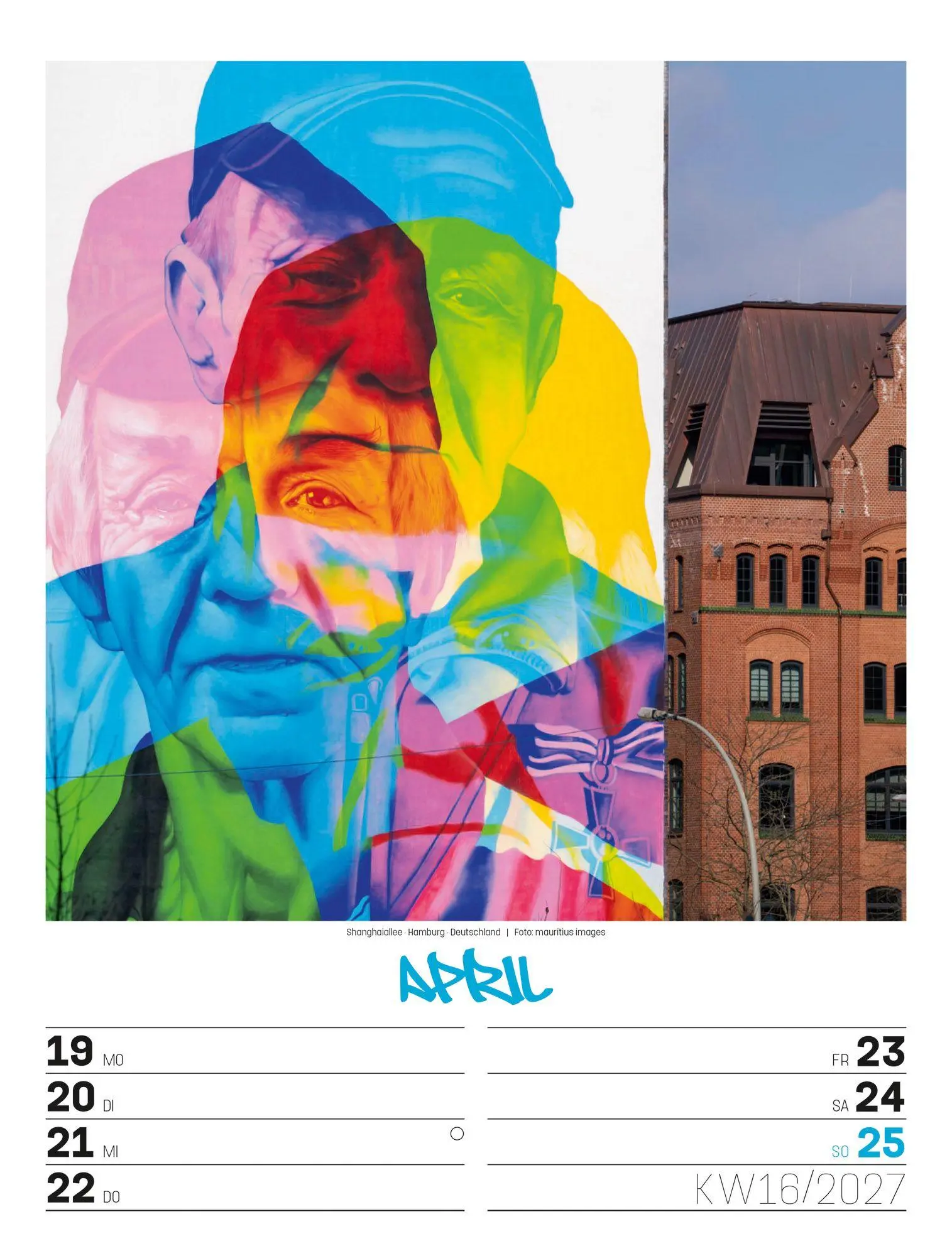 Bild: 9783838437293 | Street Art Wochenplaner Kalender 2027 | Ackermann Kunstverlag GmbH