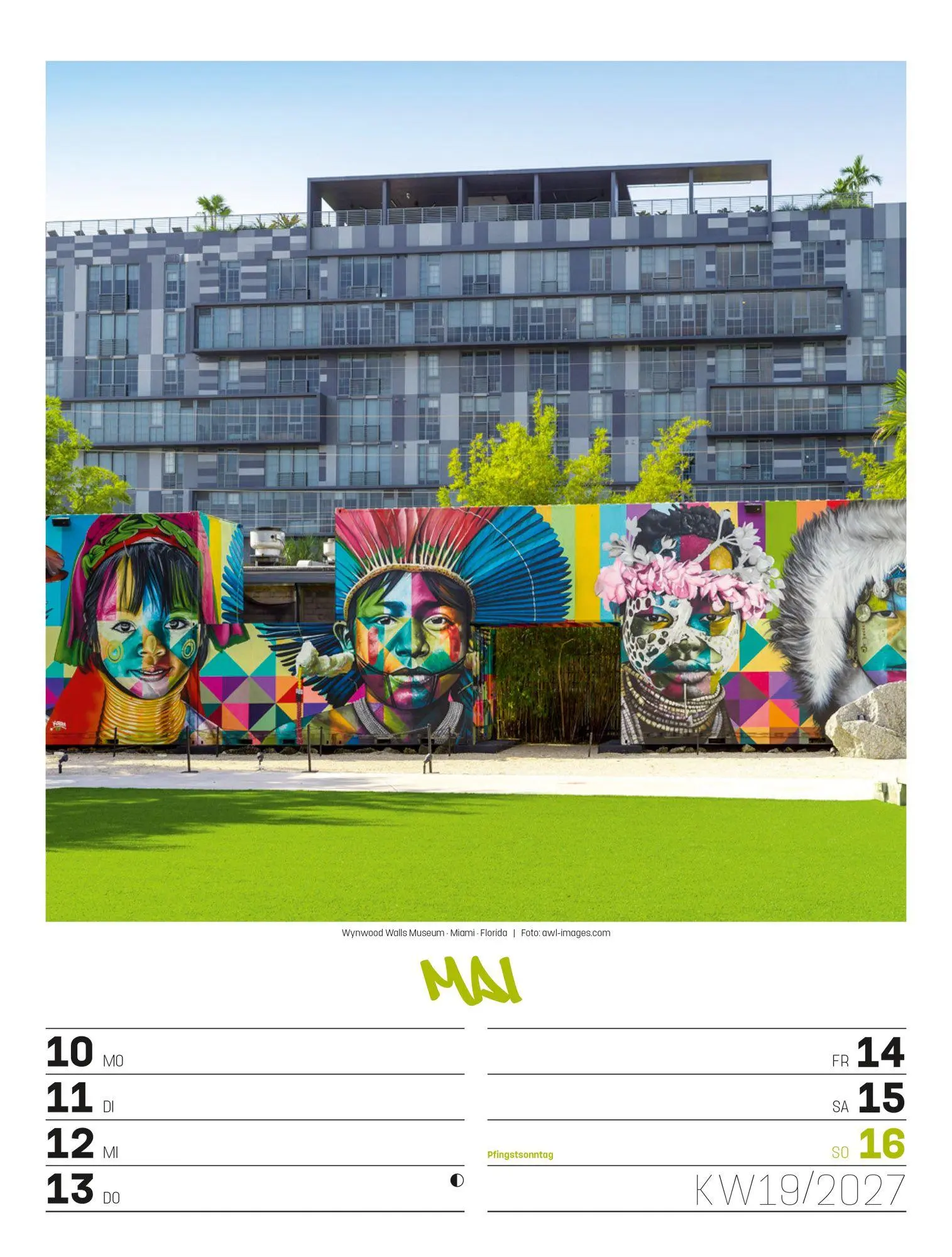 Bild: 9783838437293 | Street Art Wochenplaner Kalender 2027 | Ackermann Kunstverlag GmbH