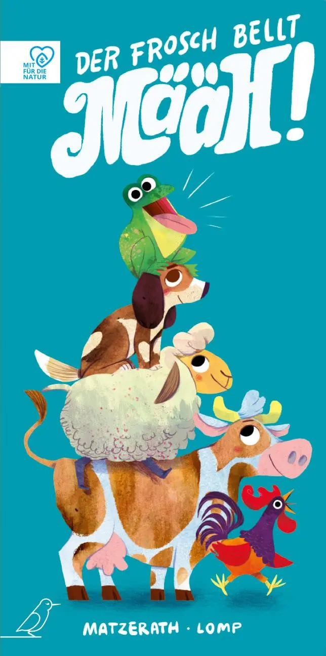 Cover: 9783948877293 | Der Frosch bellt MÄÄH! | Ein tierisches Klappbuch | Matzerath | Buch