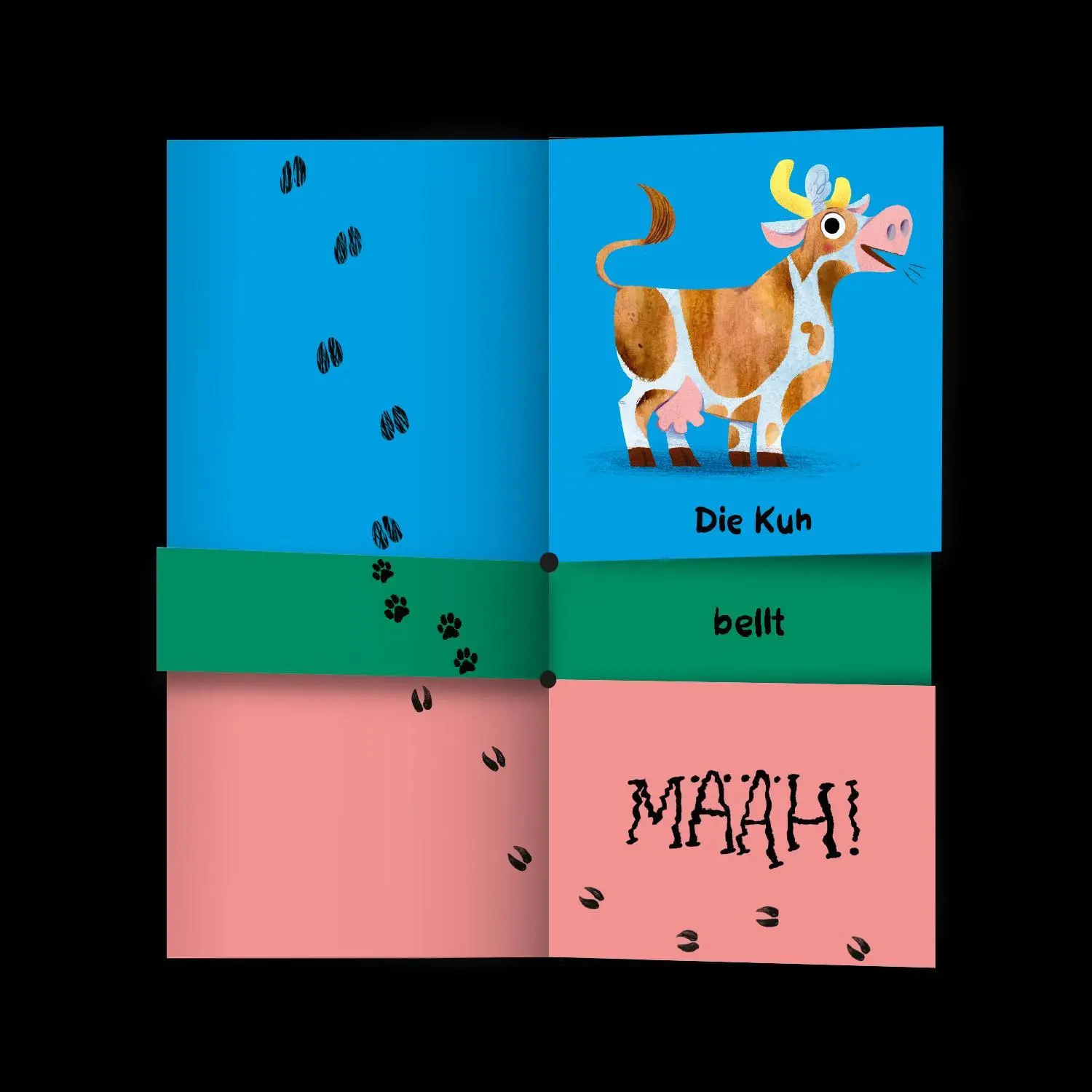 Bild: 9783948877293 | Der Frosch bellt MÄÄH! | Ein tierisches Klappbuch | Matzerath | Buch