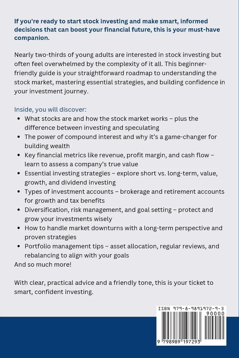 Rückseite: 9798989197293 | Stock Investing for Young Adults Simplified | Raman Keane | Buch
