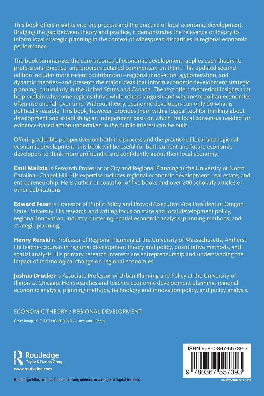 Rückseite: 9780367557393 | Understanding Local Economic Development | Second Edition | Buch